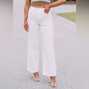 These Three boutique High Rise Wide Leg Jeans